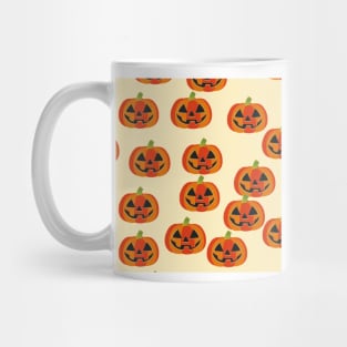 Halloween Pattern with pumpkin graphic illustration Mug